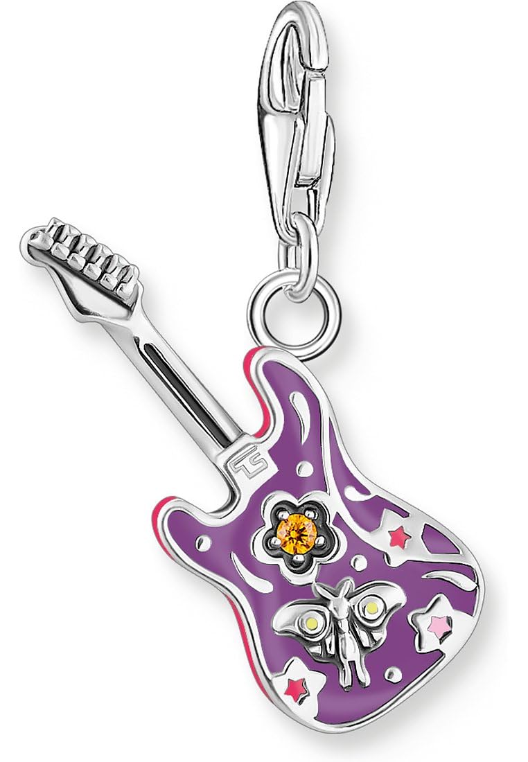 THOMAS SABO Zawieszka charm gitara elektryczna srebrna