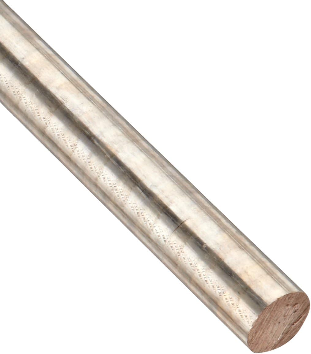 OnlineMetals 544 Bronze Round Bar, Unpolished (Mill) Finish, H04 Temper, ASTM B139/ASTM B139M, 0.5" Diameter, 12" Length