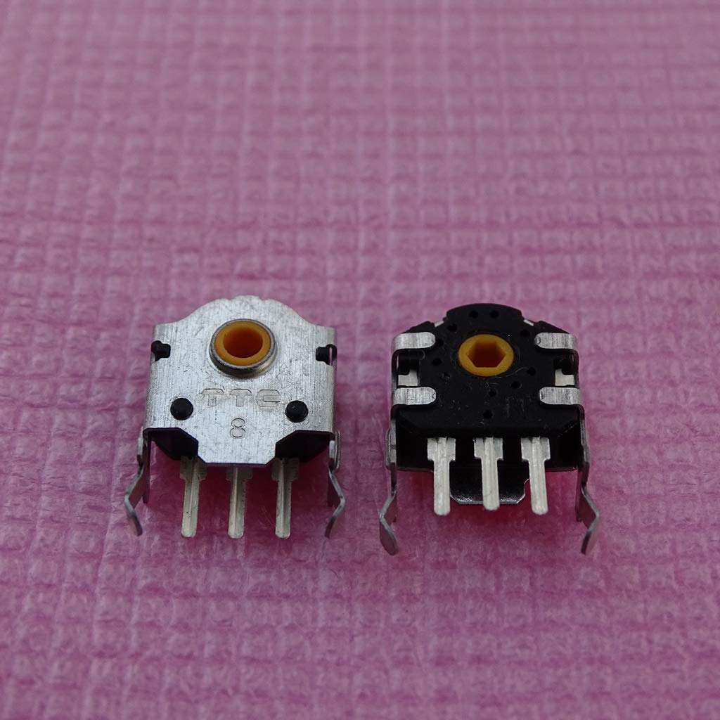 TTC - Codificador de mouse de 8 mm, núcleo amarillo, 48 millones de por vida, altamente preciso para mouse inalámbrico G Pro