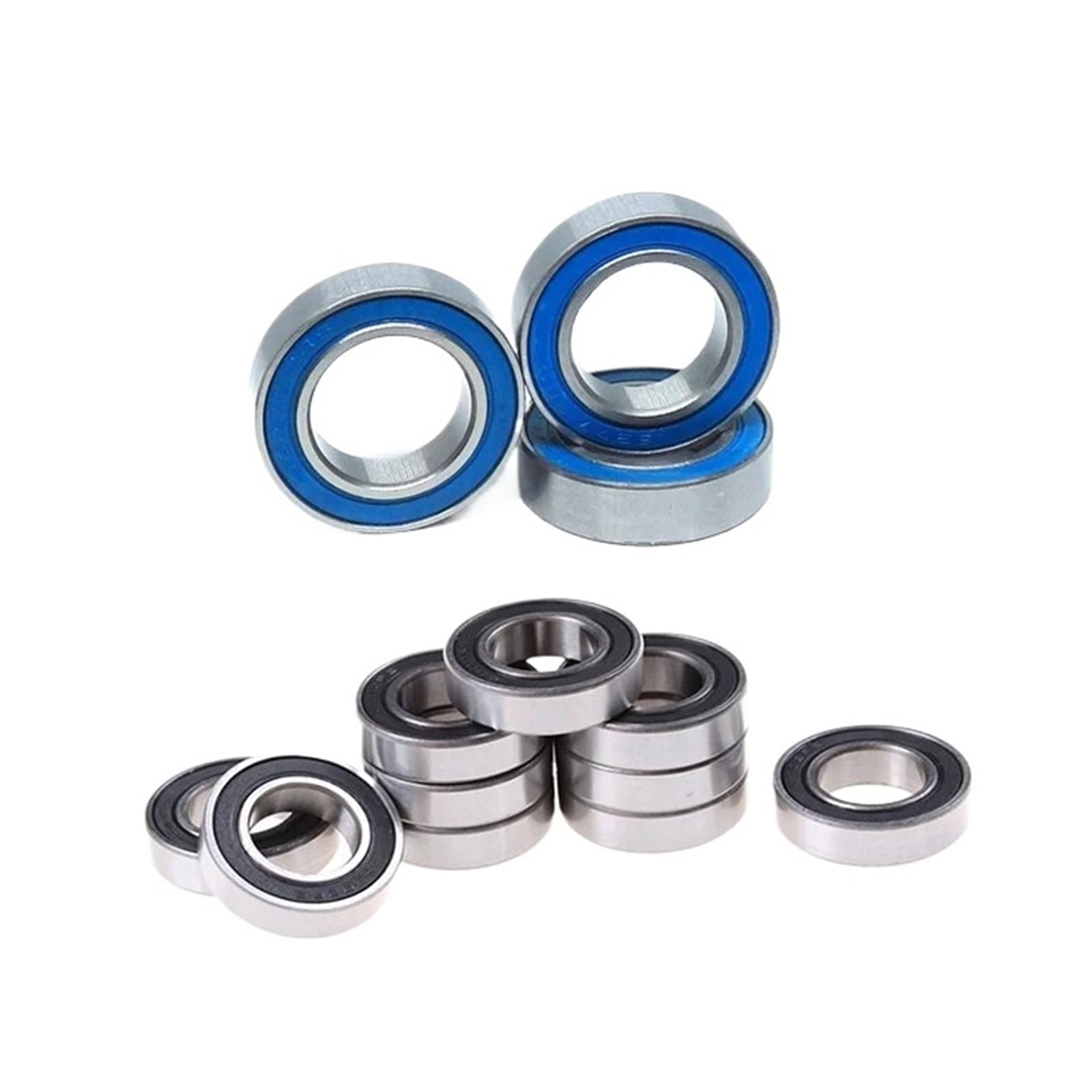 Roulement 16277 2RS 16x27x7 mm noir pour moyeu de VTT