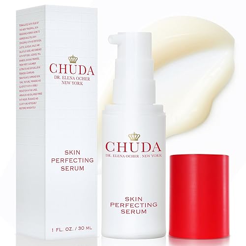 Miniatura 1 de Chuda Suero perfeccionador de la piel - Suero facial hidratante de 1.0 fl oz con 9.5% de ácido alfa hidroxi (AHA) y compuesto Remedea, fabricado en