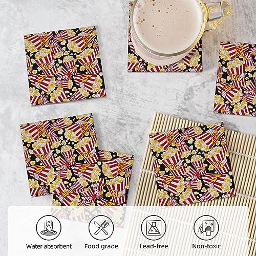Dessous de verre absorbants anti-rayures pour éliminer les taches de boissons - 6