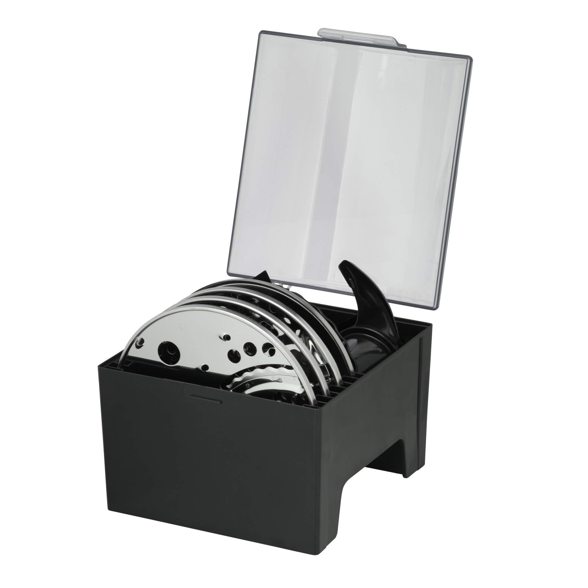 WMF Kult X Edition - Trituratore per robot da cucina con 5 dischi accessori, coltello da impastare, tappi, coltello in acciaio inox, contenitore da 2,0 l, 500 W