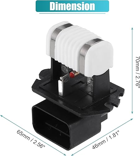 Miniatura 4 de uxcell Resistencia del ventilador de enfriamiento del radiador del motor No.25385-2H650 Módulo de control del calentador del motor del ventilador de