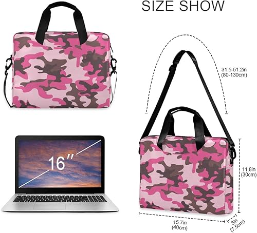 Miniatura 10 de ALAZA Art Paris - Maletín para portátil de la Torre Eiffel con asa de correa, 13, 14, 15.6 pulgadas