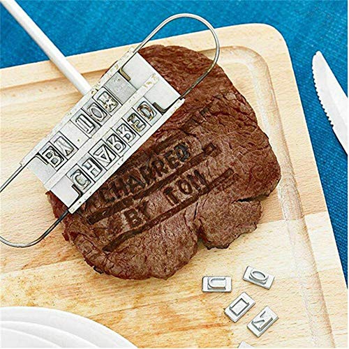 TONCHEAN Ustensile De Barbecue,Fer à Marquer Pour Barbecue Outil De Barbecue De Camping Marquage De Barbecue 81910731