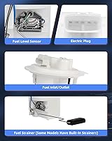 Vista 8 de ECCPP Repuesto de bomba de combustible E8743M compatible con Nissan Frontier Pathfinder Xterra para Suzuki Equator 2005 2006 2007 2008 2009 2010