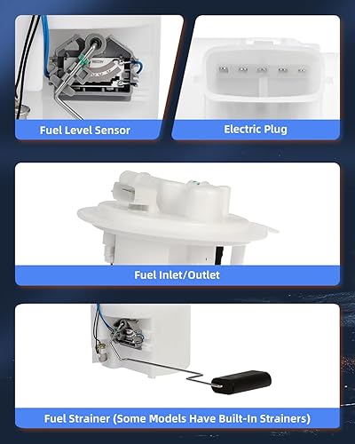 Miniatura 2 de ECCPP Repuesto de bomba de combustible E8743M compatible con Nissan Frontier Pathfinder Xterra para Suzuki Equator 2005 2006 2007 2008 2009 2010