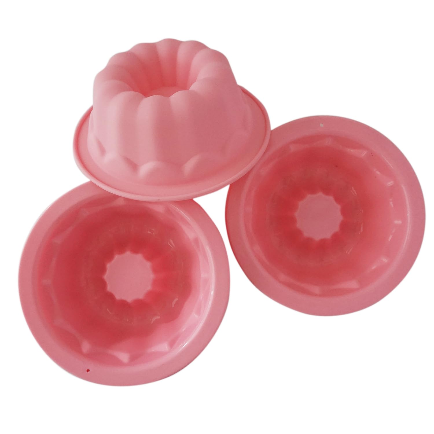Moldes de silicona pequeños para tartas de 4 pulgadas, molde antiadherente para hornear con forma de calabaza, juego de moldes redondos reutilizables para pasteles, moldes individuales para