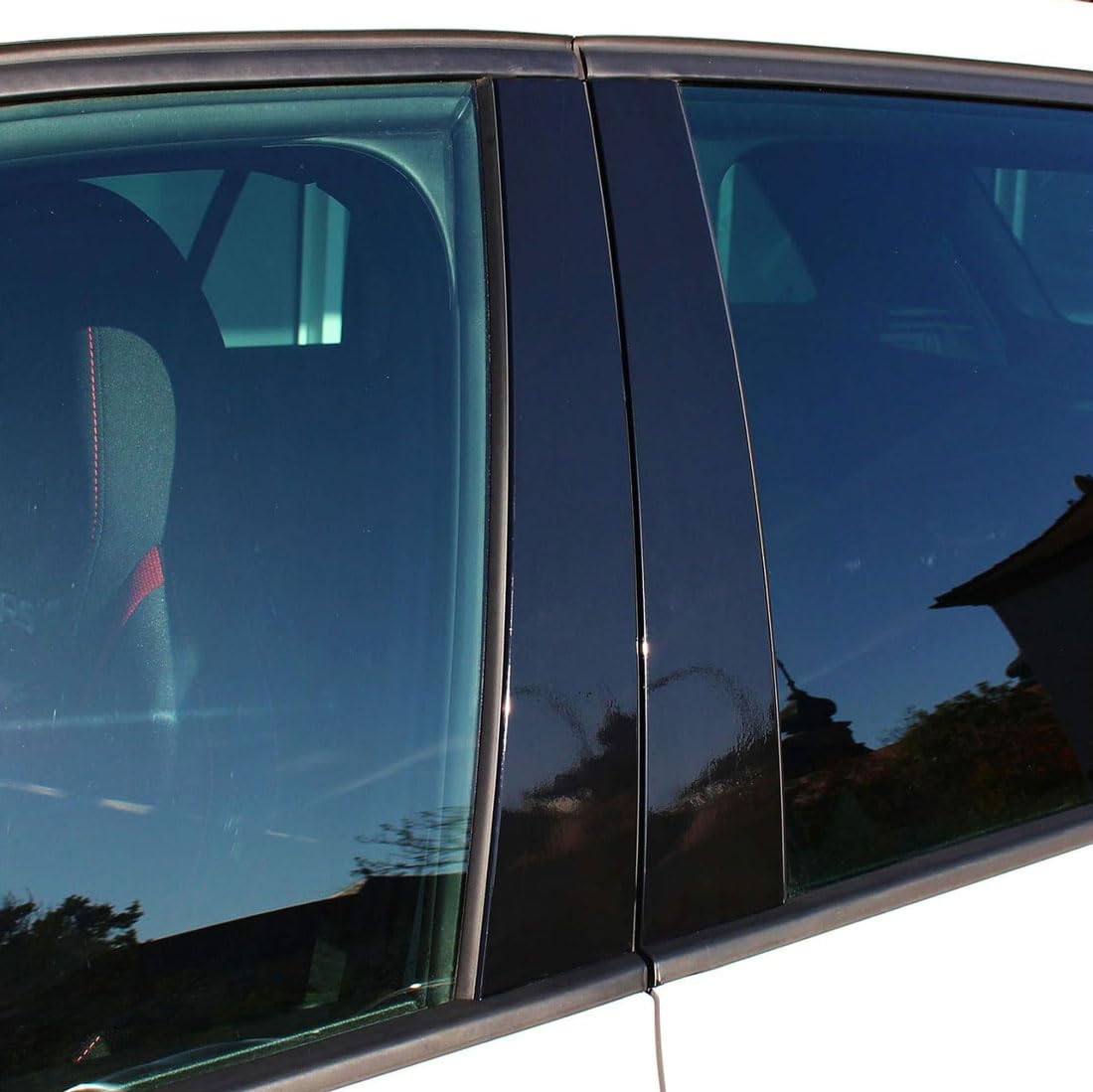 Dekoracja Słupek Drzwi Okienne Listwa dla Qashqai J12 2023 2024 2025 Błyszcząca czerń Osłona Słupka Osłony Słupka Drzwi Auto Akcesoria Samochodowe
