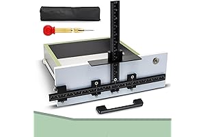 Cabinet Hardware Installation Jig, Precision Aluminum Cabinet Jig for Fast & Accurate...
