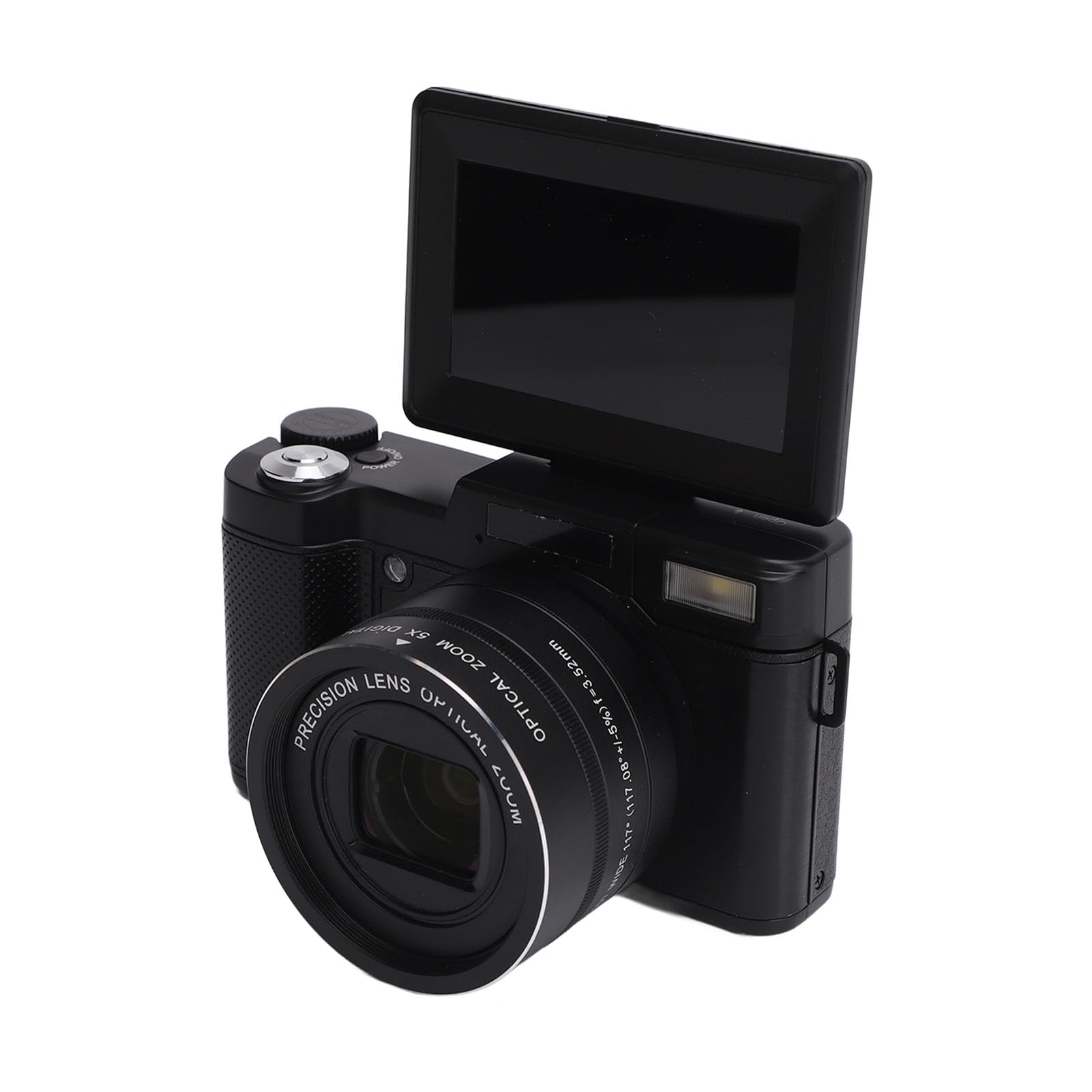 Appareil Photo Numérique 4K pour la Photographie, Appareil Photo Vlogging 48 MP avec écran Rabattable de 180 Degrés, Prend en Charge Le Zoom Optique 5X et Le Zoom Numérique 8X