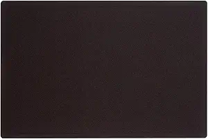 Quartet Bulletin Board, Fabric, 3' x 2', Frameless, High-Density Fiberboard, Oval Office, Black (7683BK)