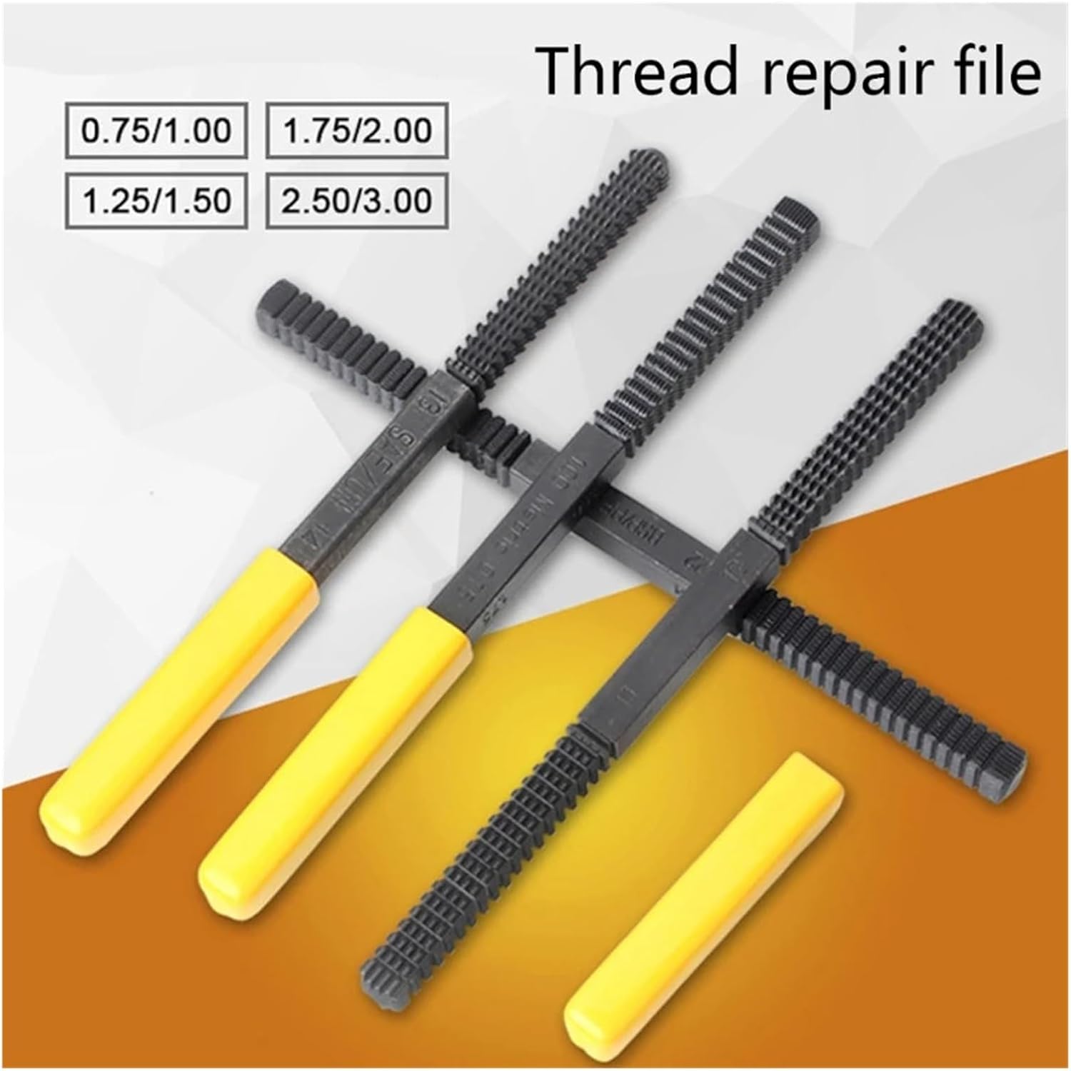 Thread Repair File Thread Repair Restoration File Correction Metric Hardware Mini DIY Tools BSP/PF SAE BSW/BSF Metric Tools(BSW)