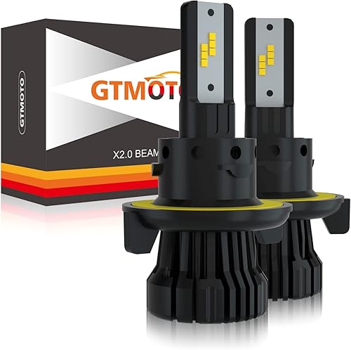 GTMOTO Para 2005-2011 2012 2013 2014 2015 2016 Ford F250 F350 Bombillas LED H13, F450 F550 Super Duty Truck Lights, 6000K blanco brillante, paquete