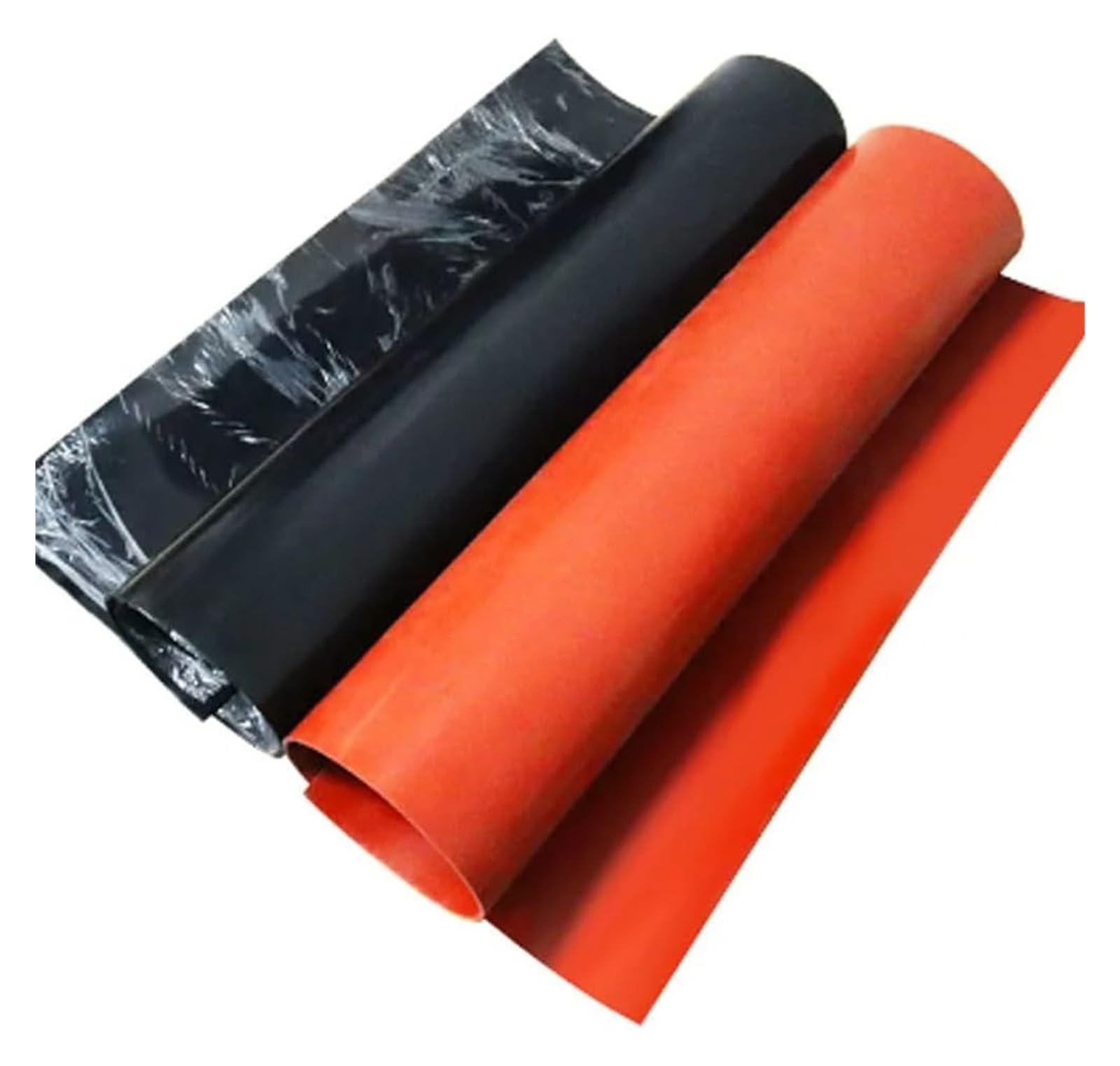 mata silikonowa, Gruba, kwadratowa, gumowa, matowa, silikonowa folia o wymiarach 0,5-10 mm do pieca próżniowego, odporna na ciepło, 1 szt(Red,Thickness5mm)
