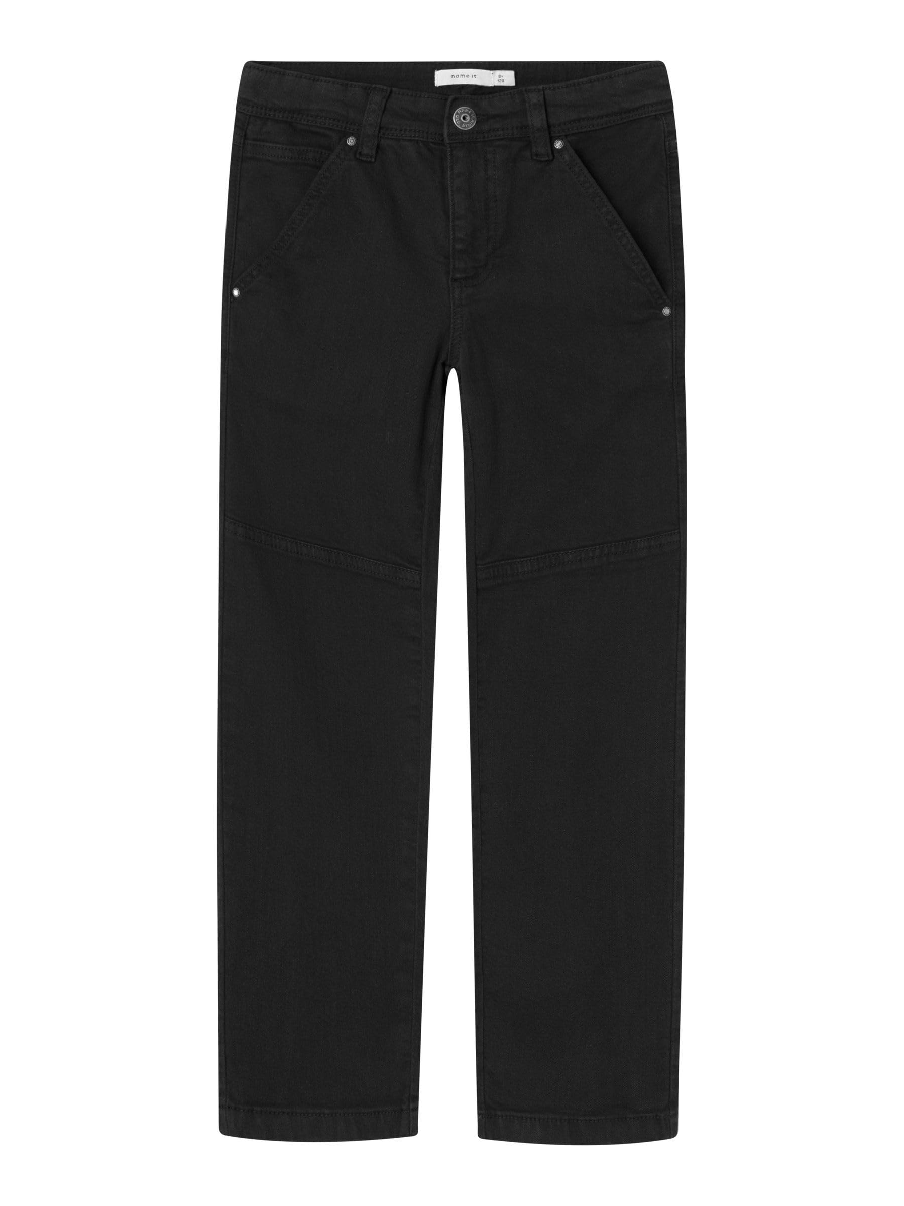 Pantalón de tela niños negro NAME IT NKMSILAS Tapered TWI Pant 1320-TP 8