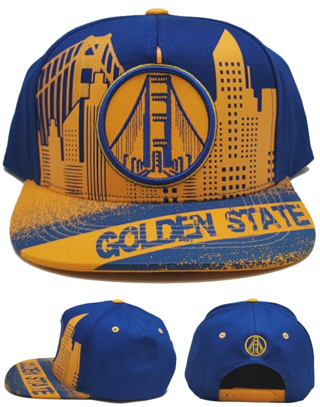 Gorra Snapback Golden State New Leader Azul Oro miniatura 1