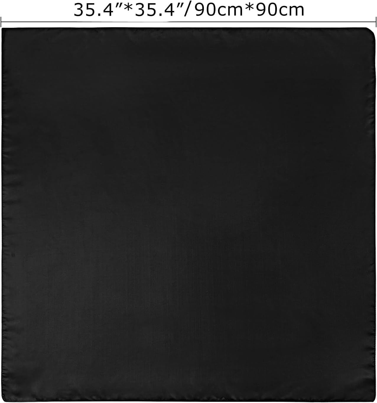 GERINLY Solid Color Wild Rag, Pure Cowboy Bandanas 35 Inch, Bolo Scarf for Men Women - Image 5