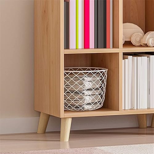 Miniatura 5 de LAKIQ Estantería de madera con forma de cubo para armario, estantería organizadora para sala de estudio, dormitorio, sala de estar, habitación de