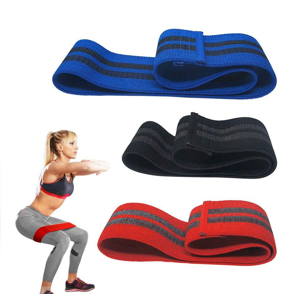 TXDYResistance Bands Set for Legs and Butt / 3 Levels Non-Slip and Fabric Exercise Bands for Women Indoor Yoga, Pilates Fitness Bands