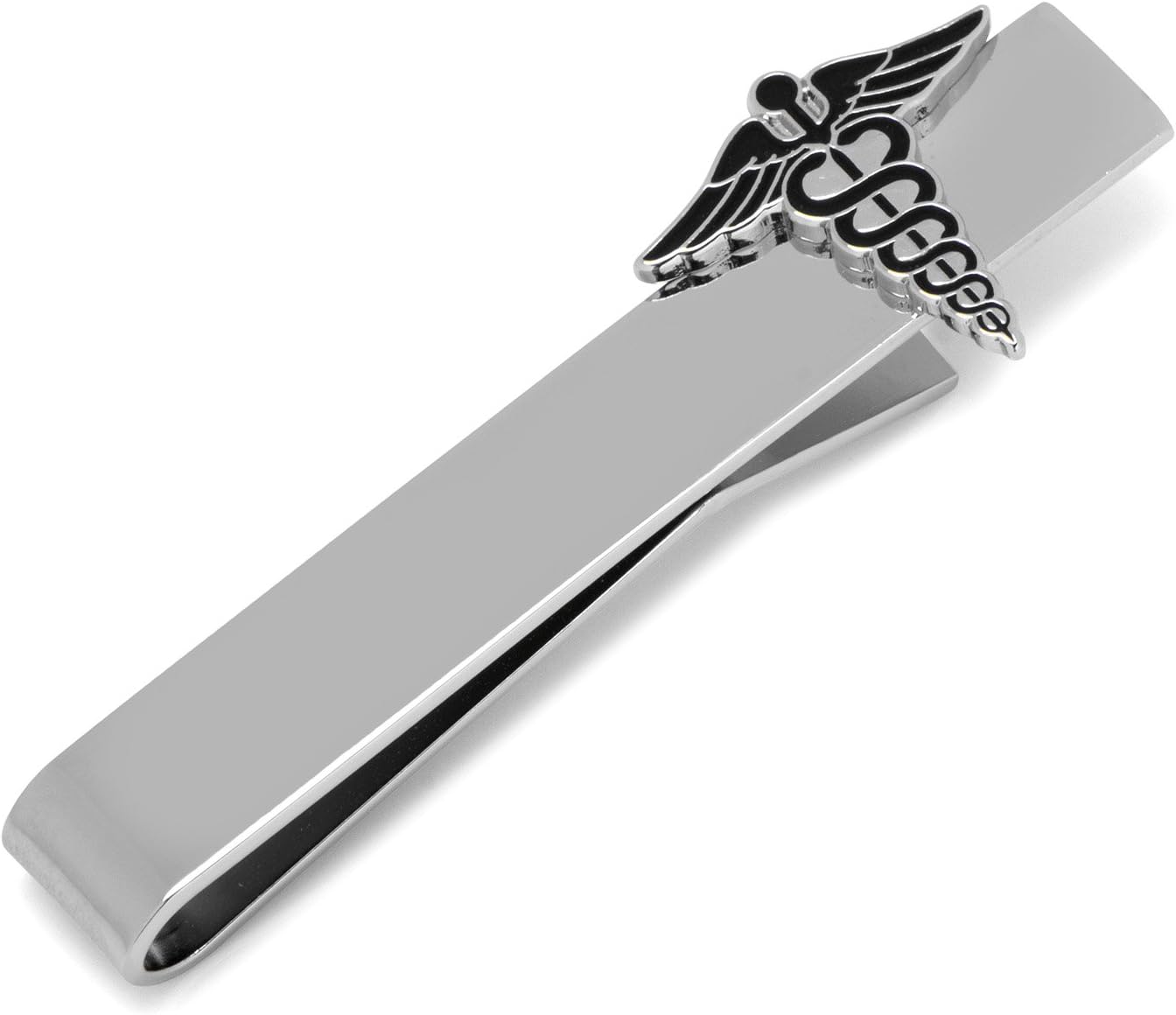 Medical Caduceus Tie Bar