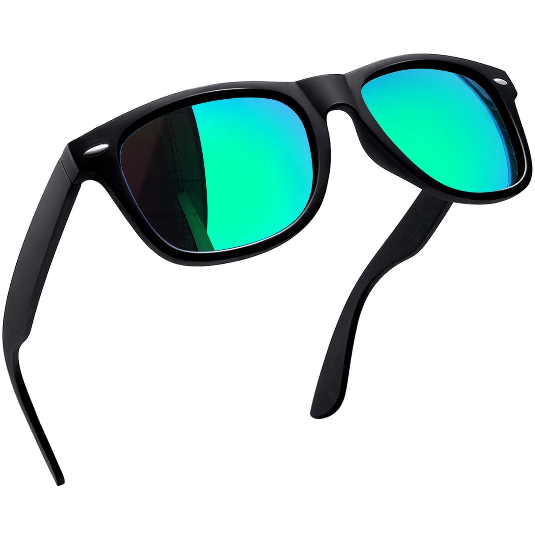 Joopin Occhiali da Sole da Uomo Donna Polarizzati Protezione UV400 Vintage Classici Rettangolari Occhiali da Guida, Unisex - Adulto