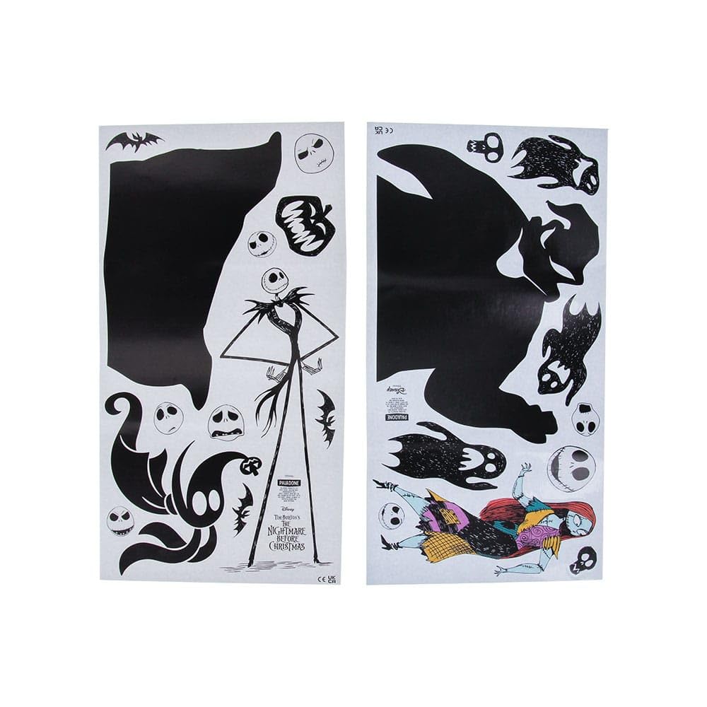 Paladone Nightmare Before Christmas Set autocollants muraux Glow in The Dark Nightmare Before Christmas