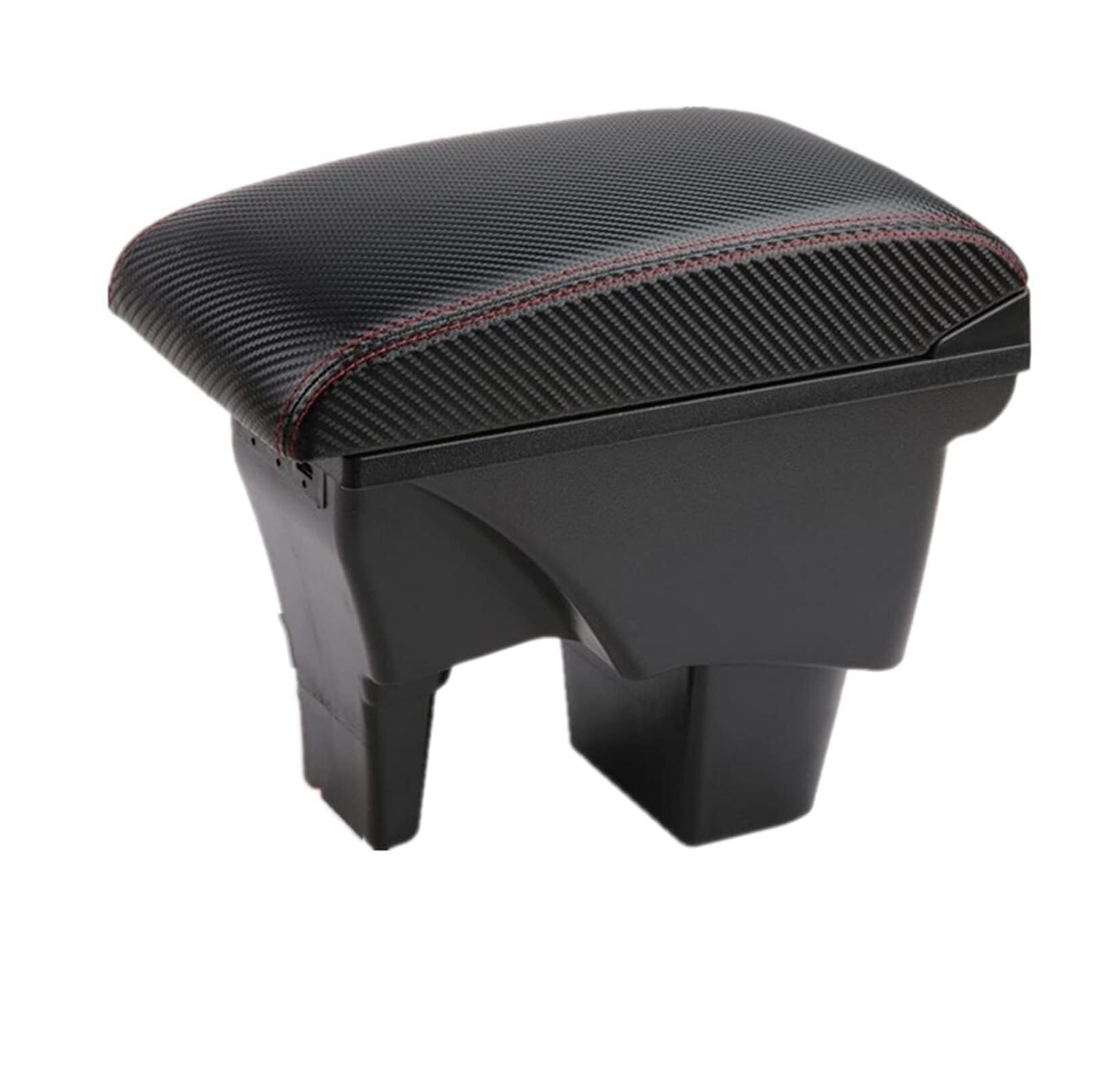 CBCLOPKLCU Centre Console For Suzuki For Vitara Armrest Storage For Box with Carbon Fiber Retrofit and USB