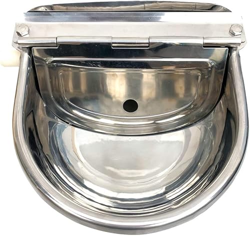 Miniatura 8 de Comedero automático para perros con tubo de 39 pulgadas de longitud y flotador para ganado, caballo, cabra, oveja, animales, herramienta de acero