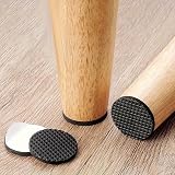 36Pcs Multi-Purpose Self-Adhesive Furniture Pads – Cut-to-Fit Scratch-Resistant Floor Protectors, Durable Non-Slip Chair, Table, and Appliance Leg Pads Prevents Damage and Protects Hardwood Floors
