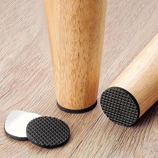 36Pcs Multi-Purpose Self-Adhesive Furniture Pads - Cut-to-Fit Scratch-Resistant Floor Protectors, Durable Non-Slip Chair, Table, and Appliance Leg Pads Prevents Damage and Protects Hardwood Floors
