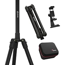 Pivo Standard Accessory Kit with Tripod, Smart Mount, Travel Case Mini with 63" Extendable Tripod, Vertical and Horizontal Smartphone Holder, Lightweight & Durable Case Bag