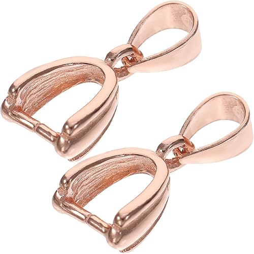 Miniatura 3 de EXCEART 4 piezas de clip colgante collar colgante colgante collar fabricación de arcilla colgante colgante hallazgos de fabricación de joyas