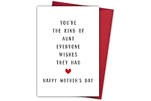 Sentimental Mothers Day Gift for Aunt Under $5