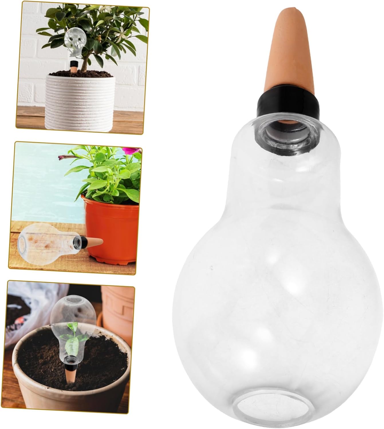 POPETPOP 6pcs Self-Watering Plant Bulbs Automatic Irrigation Device for Plants Decorative Watering Globes for Consistent Moisture for Lazy Gardeners