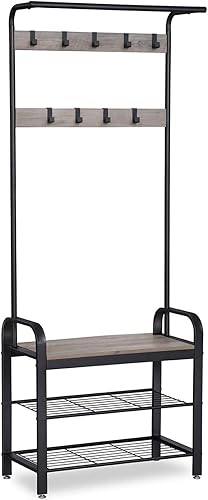 hall tree coat rack walmart