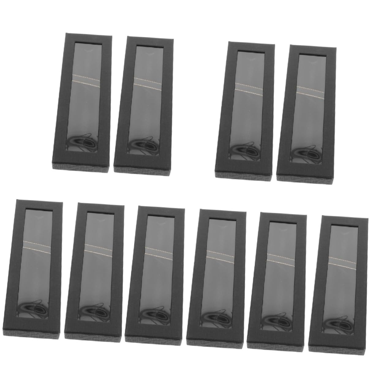 Operitacx 10pezzi Scatola Protettiva Per Penne e Matite Elegante Design Con Finestra Trasparente Resistente All Usura Perfetta Per Ufficio e Scuola Compatte
