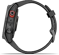 Vista 5 de Garmin Fenix 7S - Reloj inteligente de aventura de tamaño más pequeño, con capacidad de carga solar, resistente reloj para exteriores