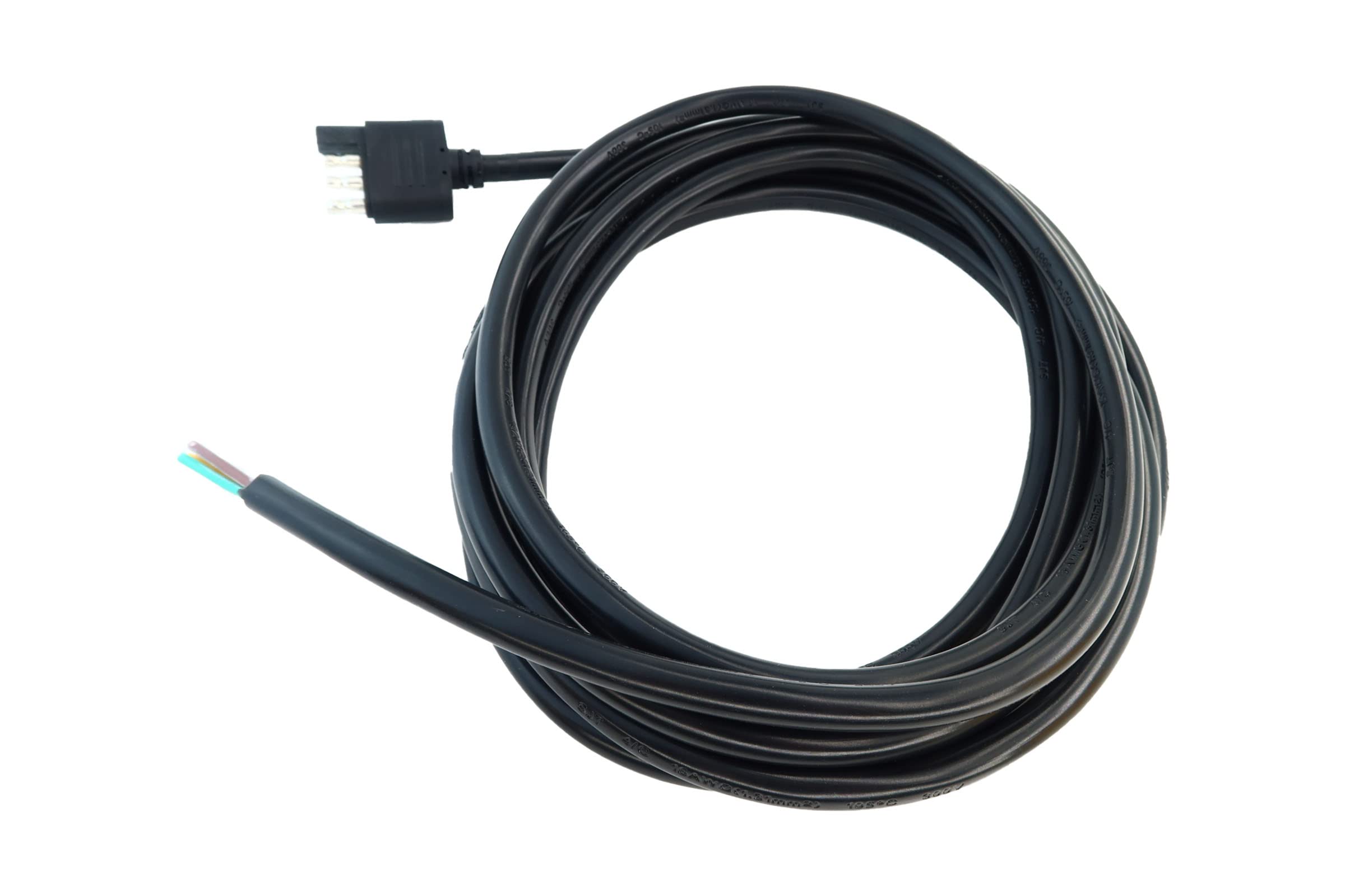 Amazon.co.jp: 4ピン トレーラー オス - オープンケーブル配線ハーネス