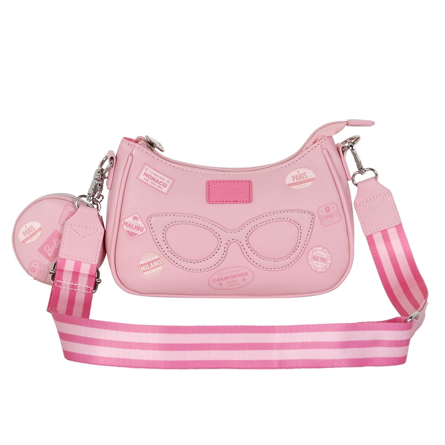 Barbie Travel-Borsa Fancy 2.0, Rosa, 23,5 x 16 cm