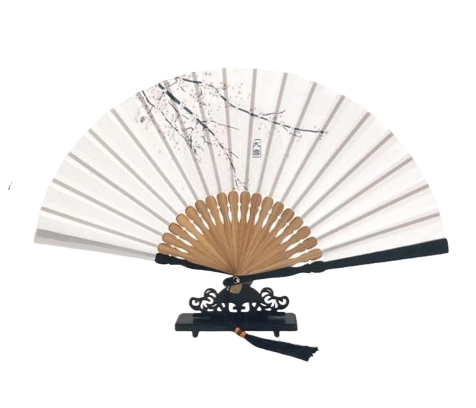 Abanico Banquete De Boda Verano Ventilador De Mano Portátil, Chino, Plegable para Rendimiento Kung Fu Tai Chi, Amplia Gama Usos(E)