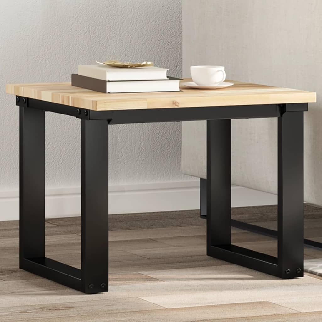 Kwadratowy blat stołu 50 x 50 x 2 cm lite drewno akacjowe