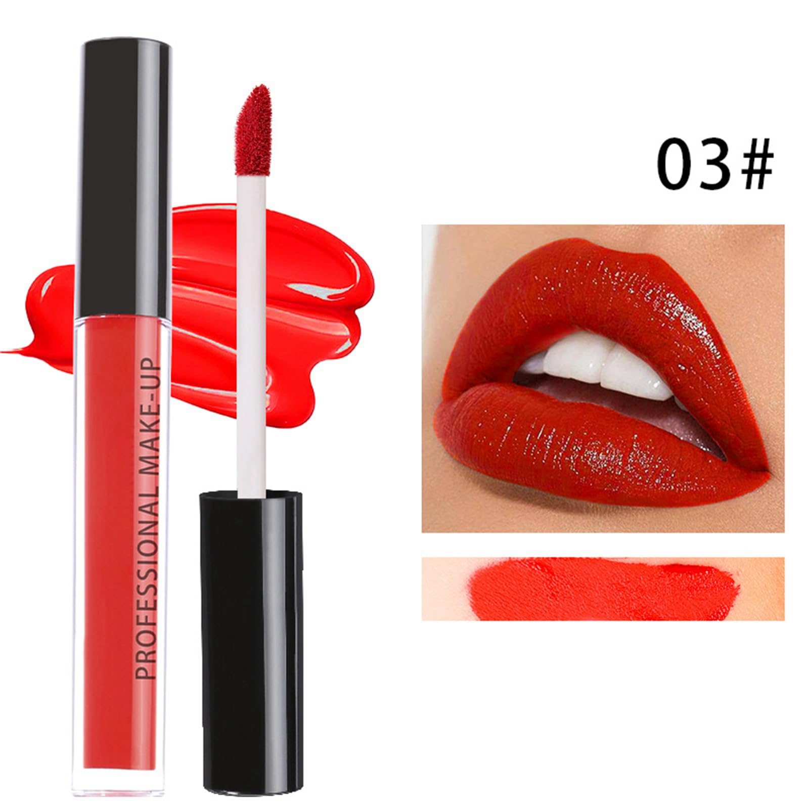 Lipstick Halloween Liquid Lipstick Long Lasting, Matte Lip Gloss Gift for Women Men Lip Stain Highly Pigmented Smudge-Proof - Image 4