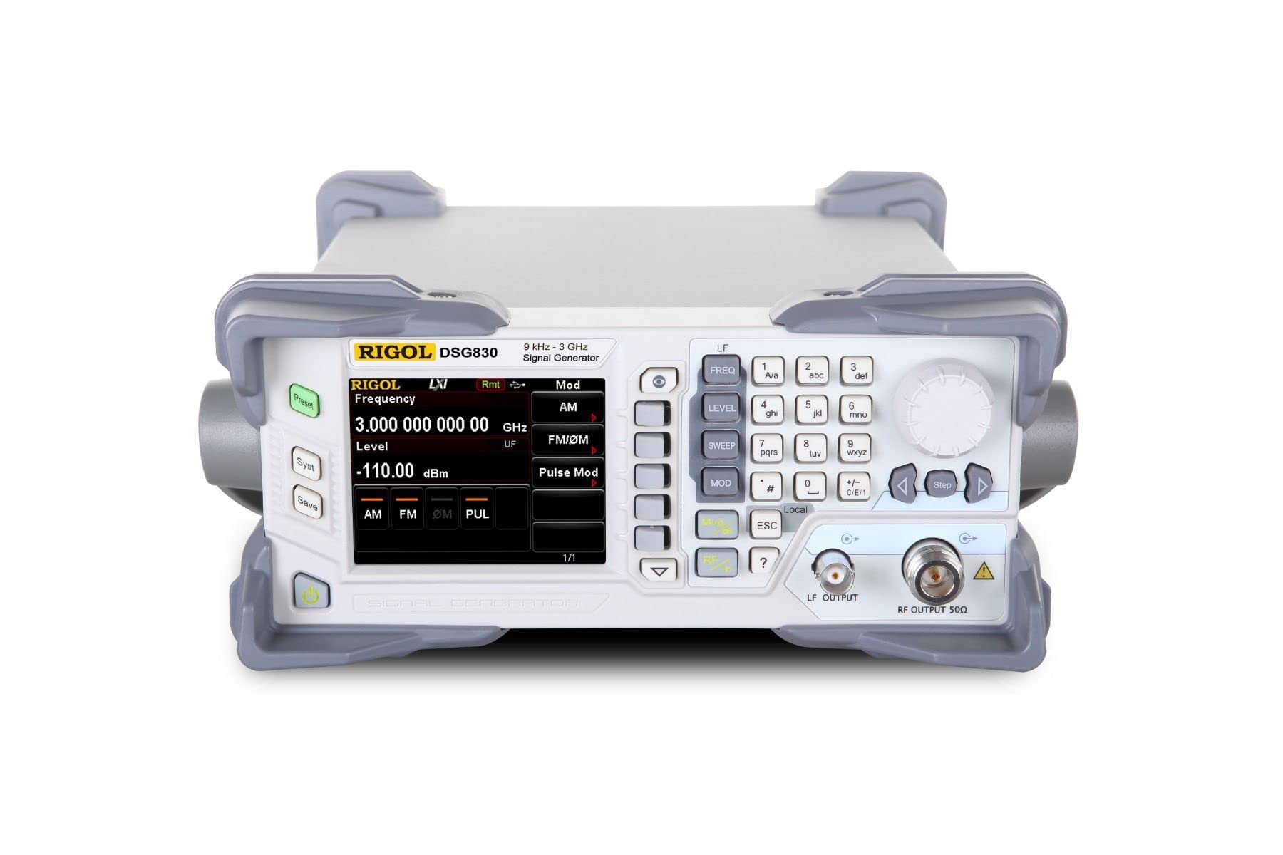 RIGOL DSG830 3.0 GHz RF Signal Generator with Low -112 DBC/Hz Phase Noise