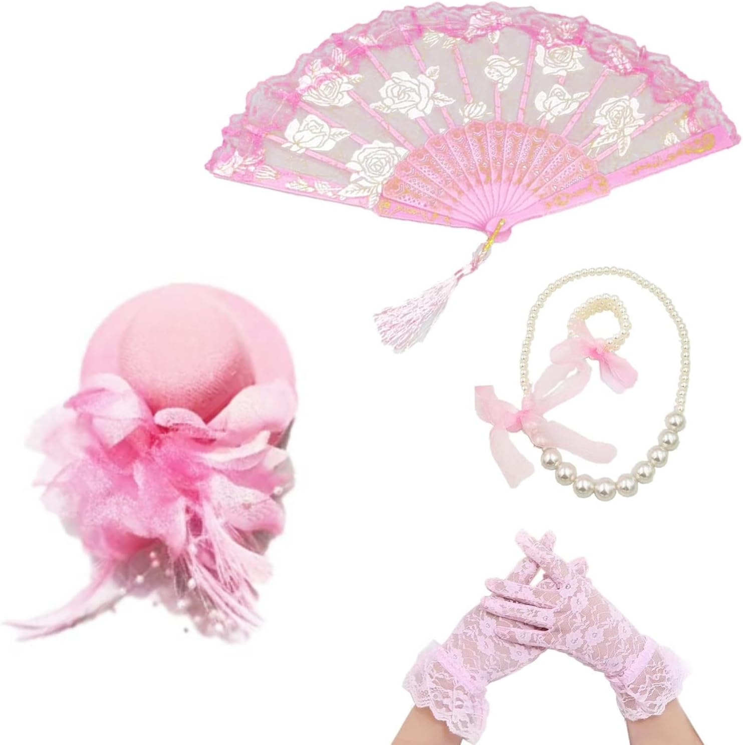 Tahonuss Tea Party Supplies Tea Party Costume Accessories Kit