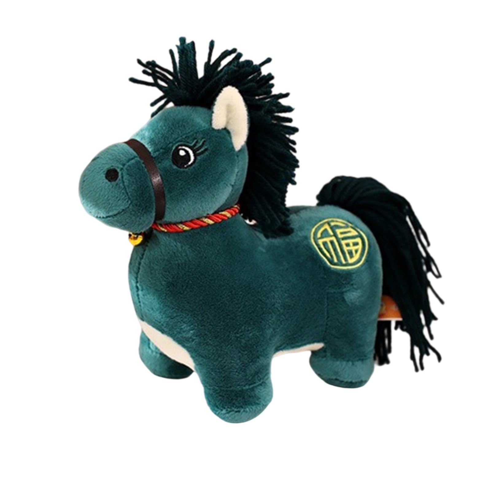 carotoe 1 Horse Fleece Plush Toy 2026 Chinese Symbol Courage Prosperity Kids Adults Festive Home Decor Fleece Horse Statue for Home