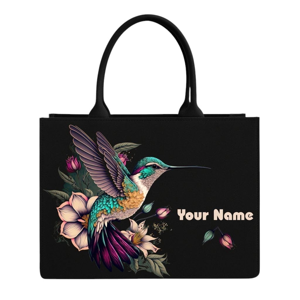nixa style Nixastyle Women's Printed Customised Tote Bag for Collage Office Travelling Made of Cotton Denim Canvas, Washable-picture-43
