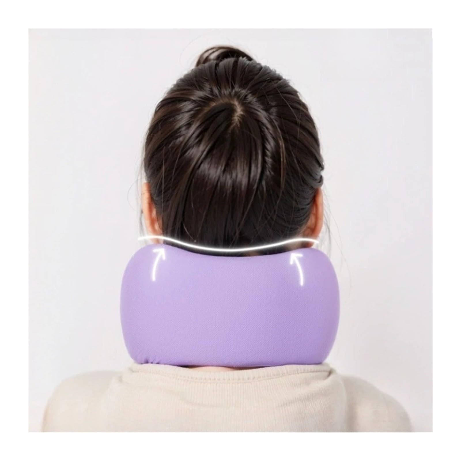 Memory Foam U-Shaped Travel Neck Pillow For Car Nap
