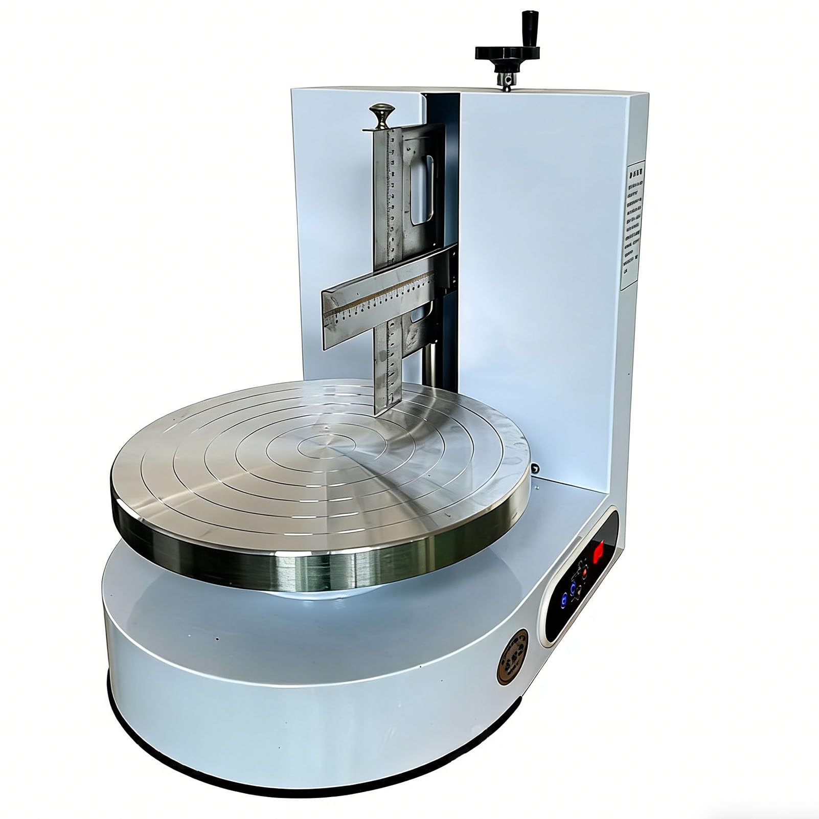 Torta elettrica che decora la macchina con la piattaforma girevole automatica di glassa per la preparazione professionale del dessert